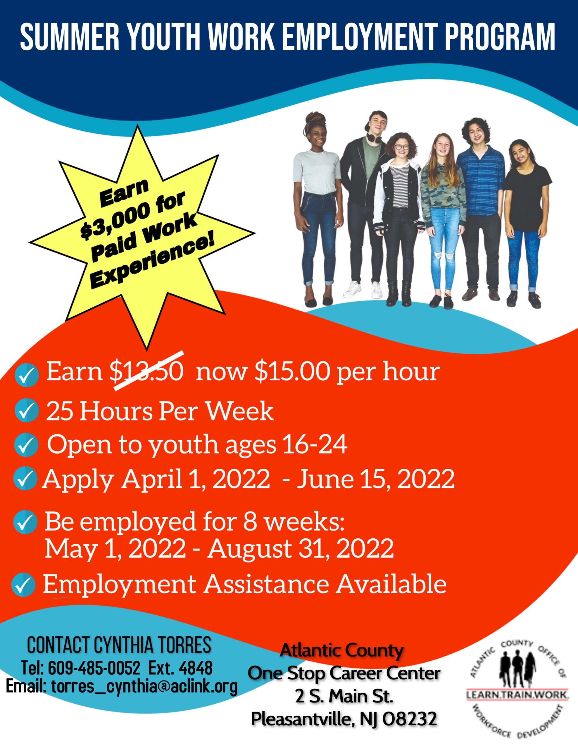 Summer Youth Work Employment Program City of Port Republic