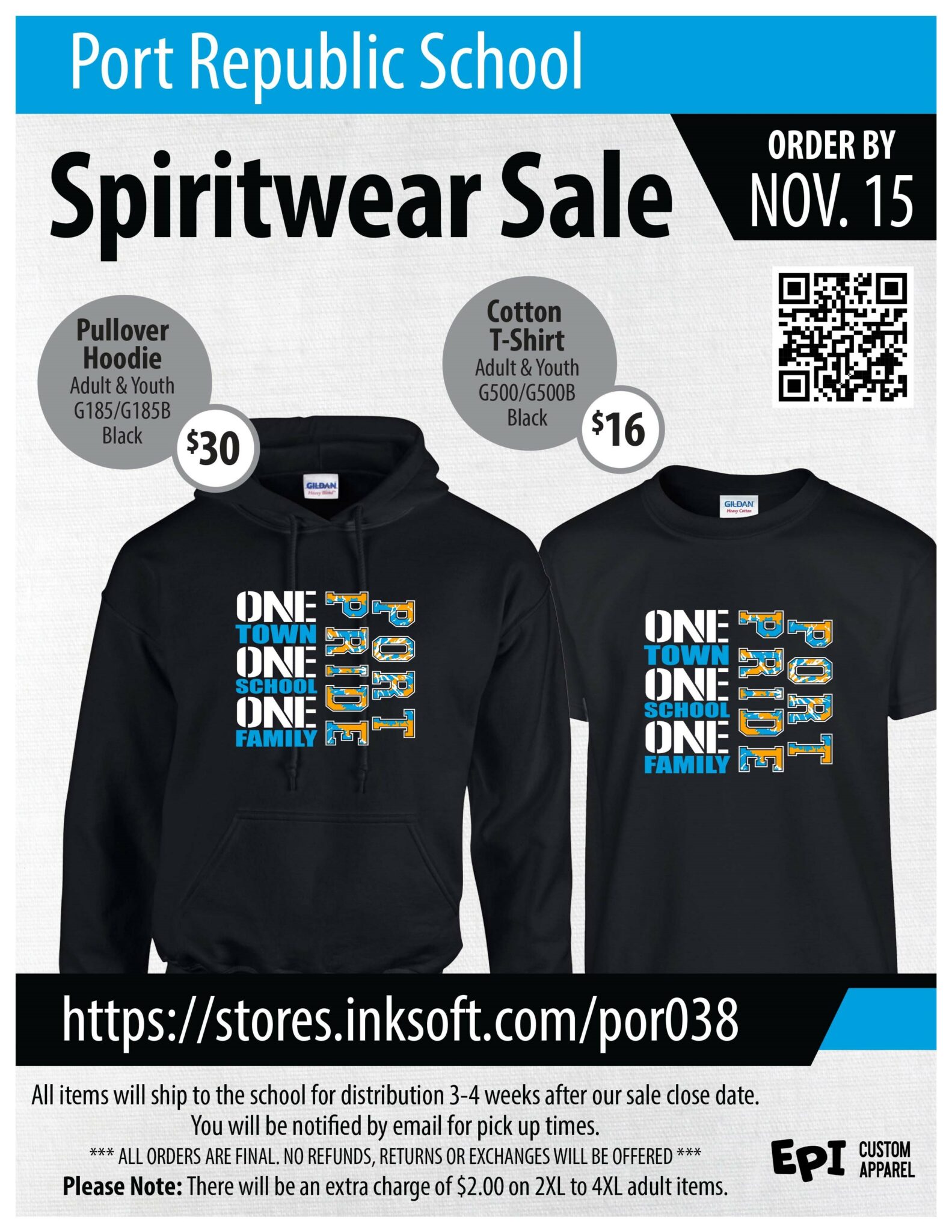 Port Republic School Spirit Wear Sale Happening Now! City of Port